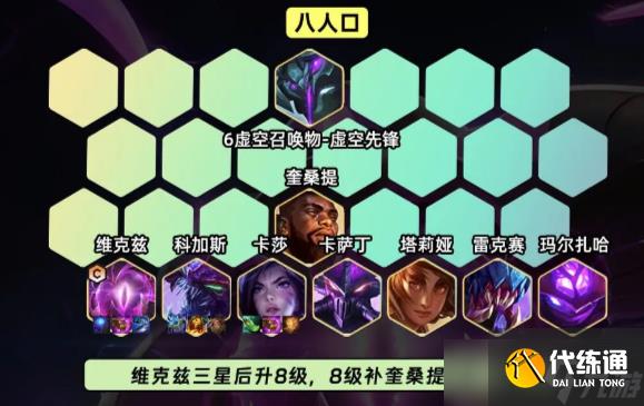 金铲铲之战虚空冲锋机阵容搭配攻略