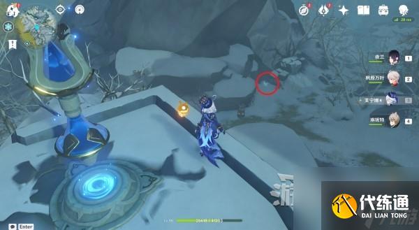 《原神》4.2圖形對抗實驗錄第三天拍照位置推薦 藍色野生生物在哪