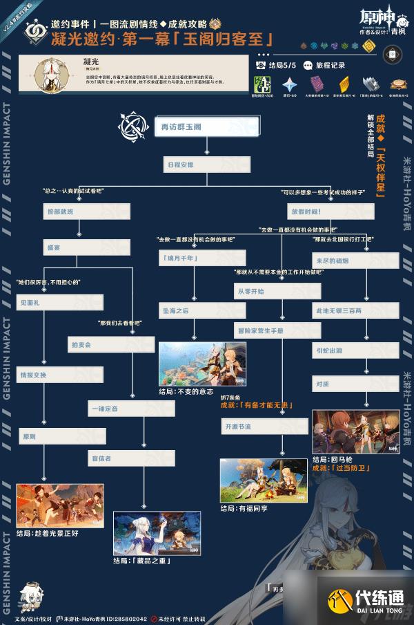 原神凝光邀约任务全分支结局达成攻略