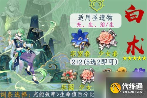 原神白術圣遺物推薦詞條 原神白術圣遺物評測與推薦