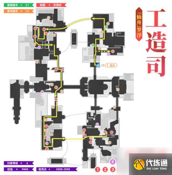 崩坏星穹铁道1.5全地图锄地路线一览