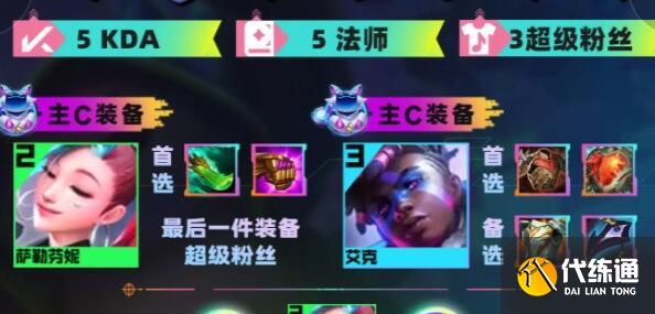 金铲铲之战s10KDA芬妮阵容装备搭配