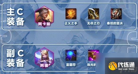 《金铲铲之战》真实伤害阿卡丽阵容推荐