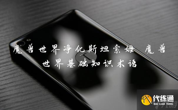 魔兽世界净化斯坦索姆 魔兽世界基础知识术语