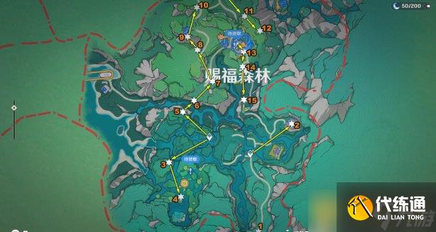 《原神》4.8版本欢声之羽收路线分享,神瞳全收集攻略