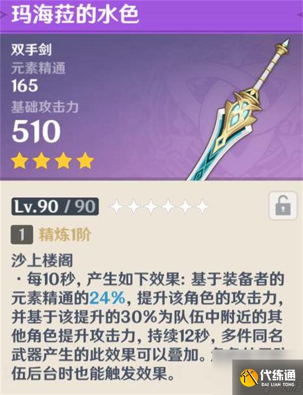 原神玛海菈的水色强度怎么样 原神玛海菈的水色强度解析