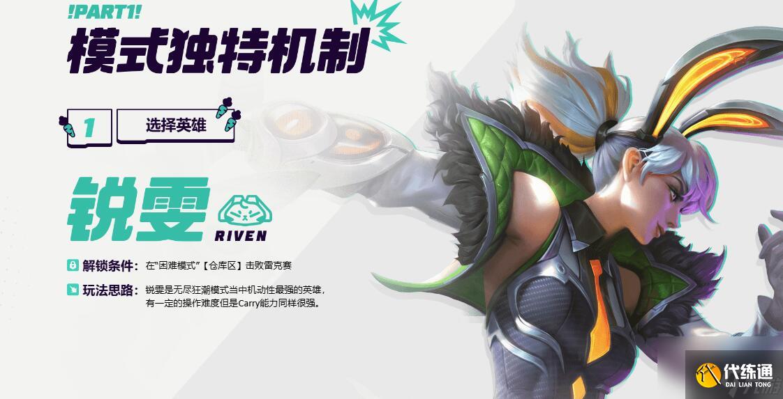 英雄联盟无尽狂潮锐雯解锁方法介绍
