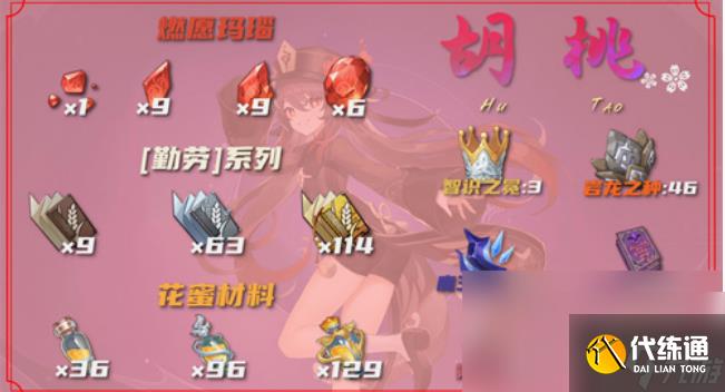 原神胡桃天赋突破材料是什么 原神胡桃所需突破材料一览