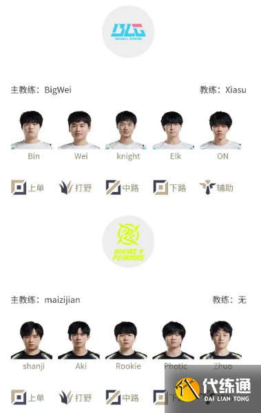 2024LPL夏季赛7月26日首发