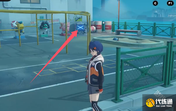 绝区零光映广场小卡格车位置