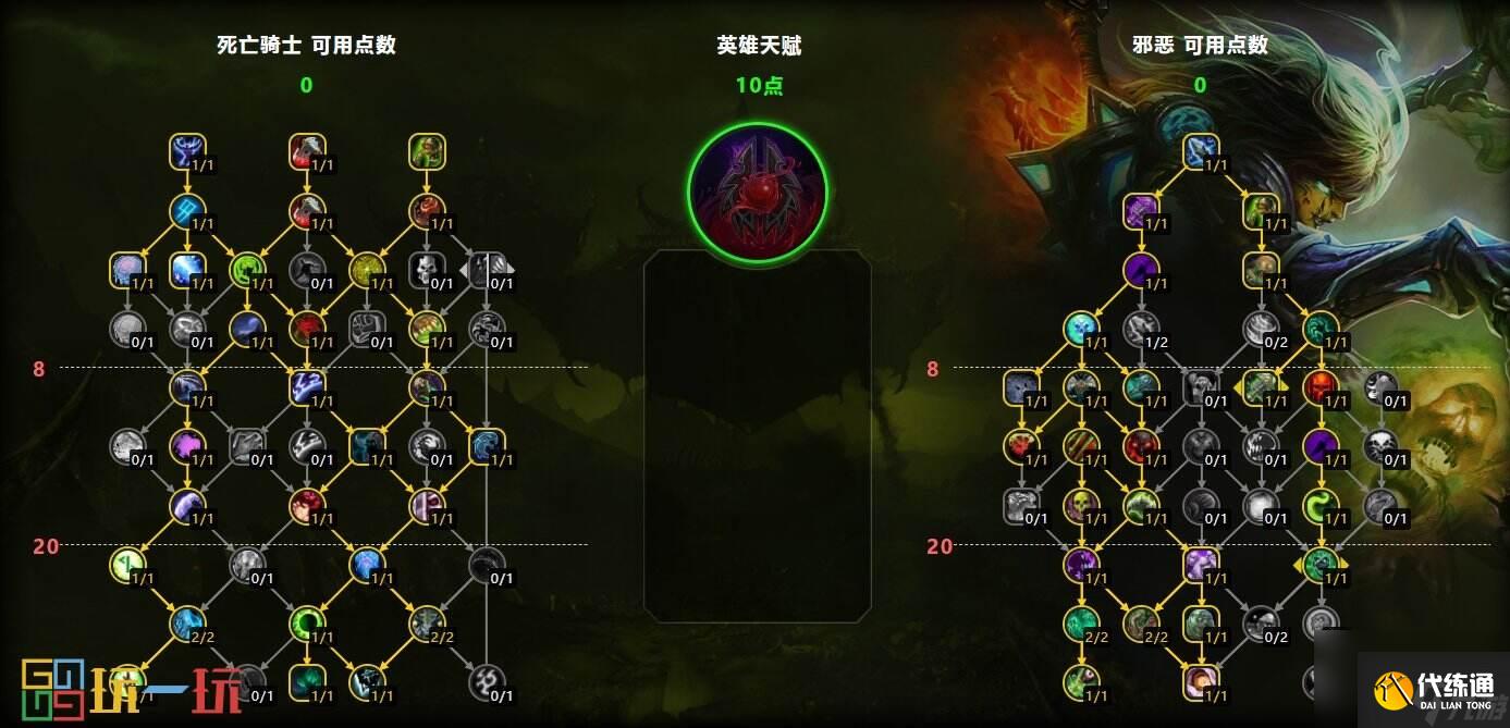 魔兽世界11.0前夕邪DK天赋 魔兽世界正式服邪DK攻略