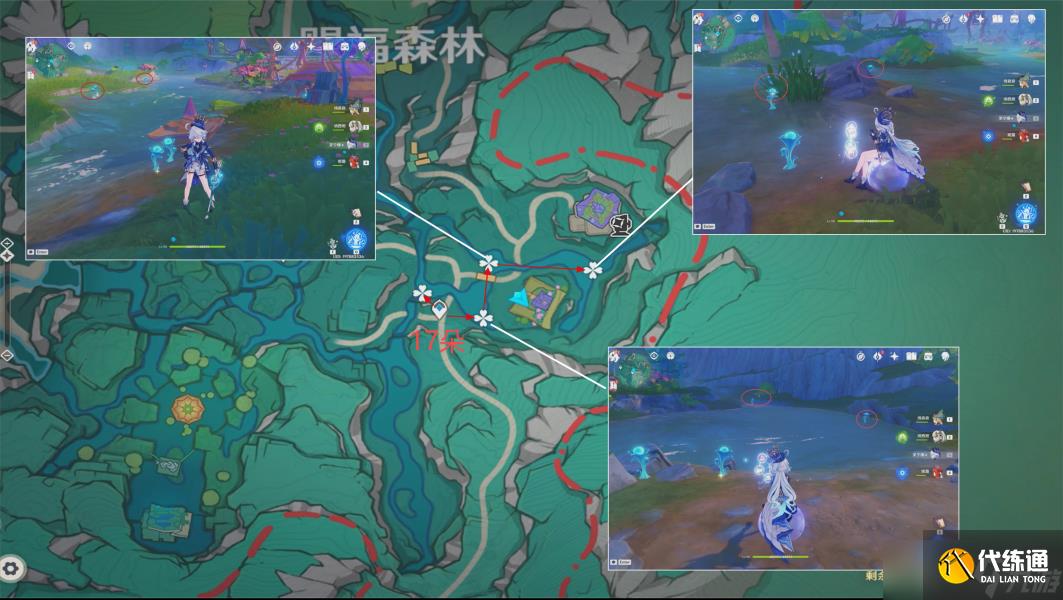 【原神】角色培养采集素材——湖光铃兰(艾梅莉埃,芙宁娜)