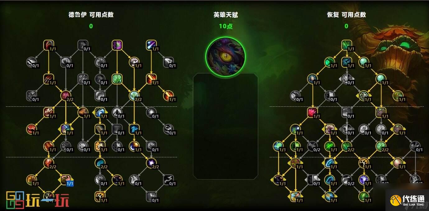 魔兽世界11.0前夕奶德天赋 魔兽世界正式服奶德攻略