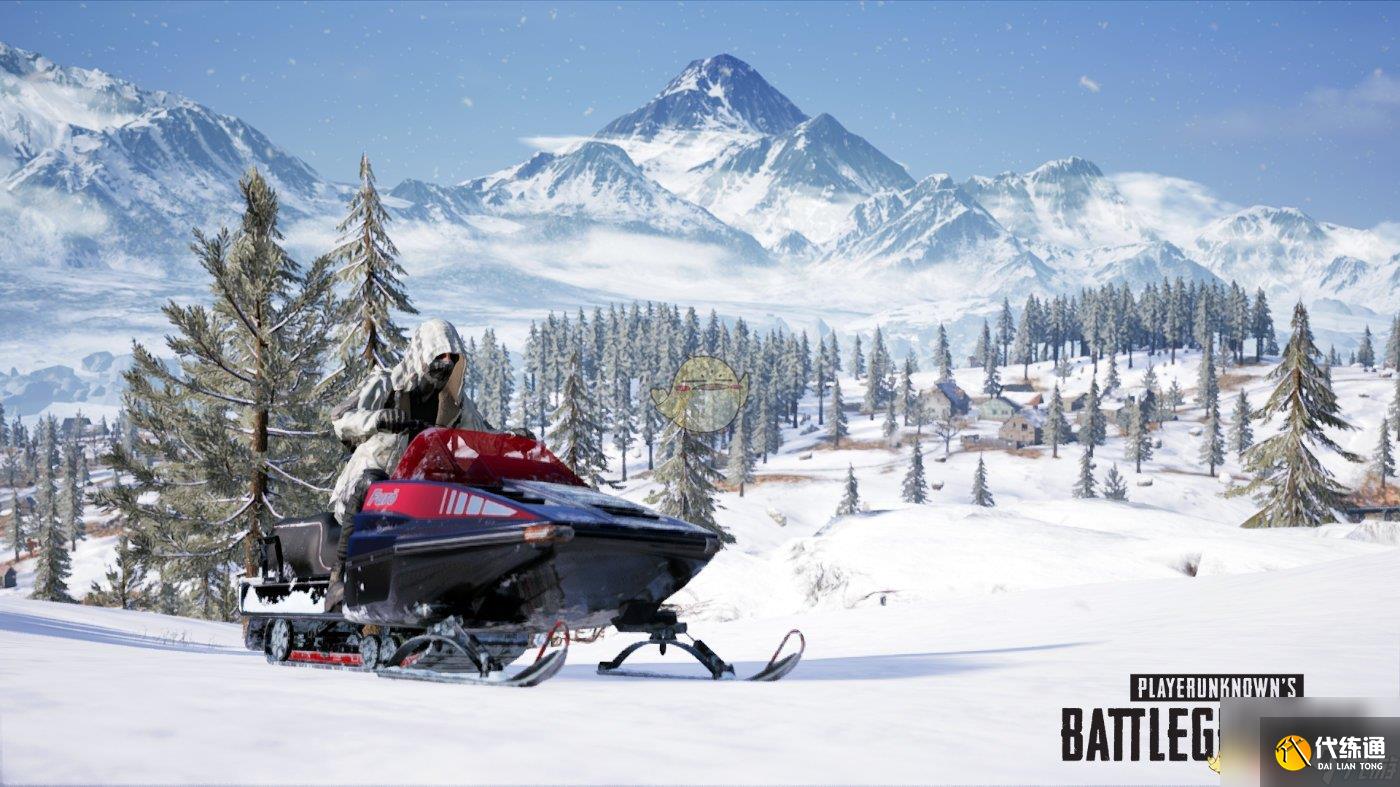 绝地求生新载具雪地摩托测评