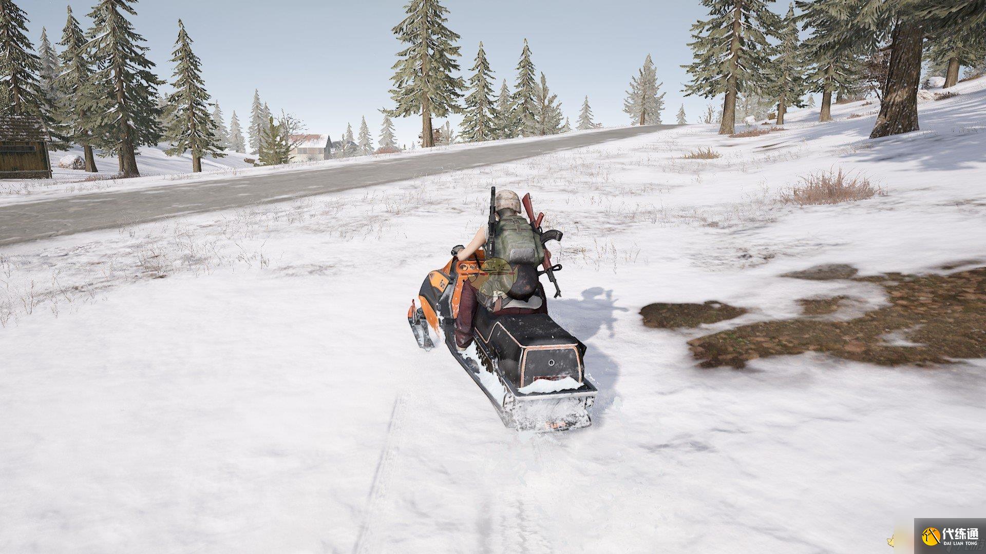 绝地求生新载具雪地摩托测评