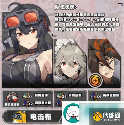 绝区零格莉丝配队推荐阵容-绝区零格莉丝配队攻略