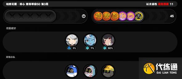 绝区零枯败花圃11以太活性过关阵容