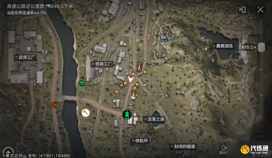 明日之后不信者靶场挑战探索点位