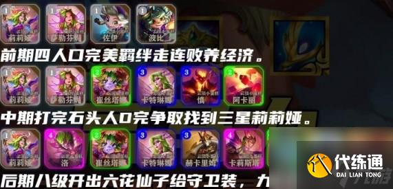 金铲铲之战高马力莉莉娅阵容玩法介绍