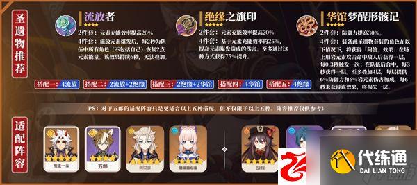 原神五郎圣遗物怎么搭配:五郎武器怎么搭配