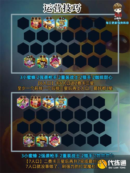 金铲铲之战s12小蜜蜂嘴炮阵容攻略