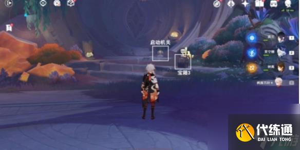 原神黑石湮落白石下副本宝箱位置