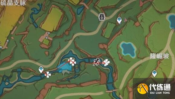 原神青蜜莓采集路线分析