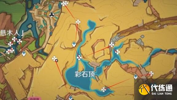 原神青蜜莓采集路线分析