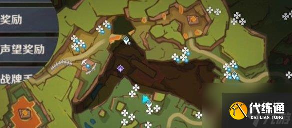 原神肉龙掌采集路线图