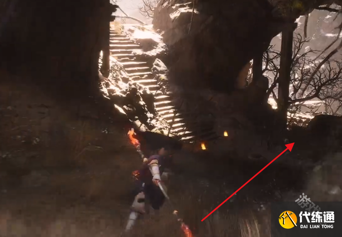 黑神话悟空黄风岭沙门村佛亭前打坐蒲团详细寻找路线