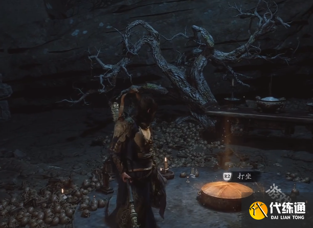黑神话悟空盘丝岭底层洞天深处打坐蒲团寻找路线