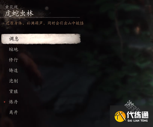 黑神话悟空盘丝岭底层洞天深处打坐蒲团寻找路线