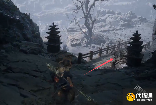 黑神话悟空火焰山春秋寨崖像前打坐蒲团寻找路线