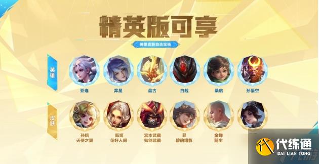 王者荣耀2024第五期荣耀战令皮肤一览