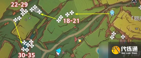 原神5.0肉龙掌采集路线介绍
