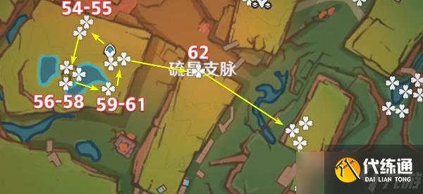 原神5.0肉龙掌采集路线介绍