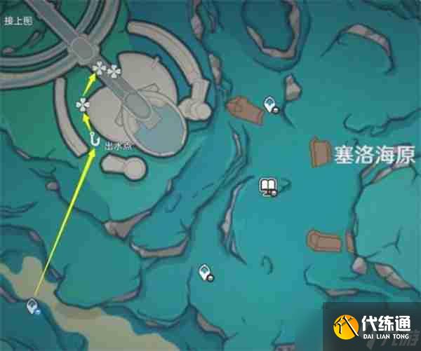 《原神》虹彩蔷薇采摘路线攻略