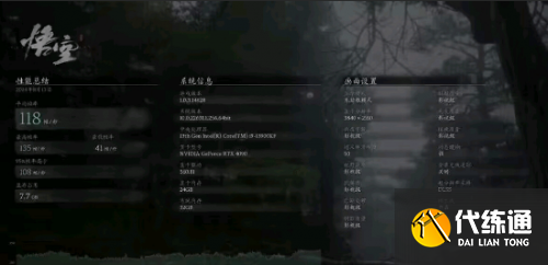 《黑神话》pc主流配置测试汇总 GTX1650S 1080P轻松稳定60帧