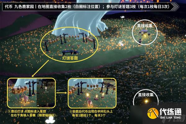 光遇秋宵节代币位置一览