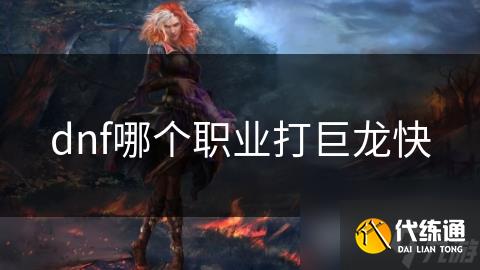 dnf哪个职业打巨龙快