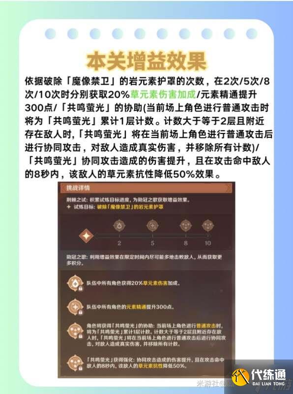 原神荆棘与勋冠1-3关攻略总汇 荆棘与勋冠活动全通关攻略