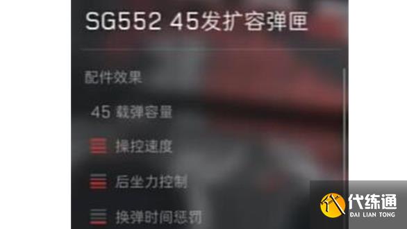 三角洲行动sg552突击步枪配件改装一览