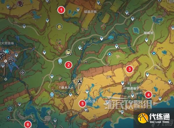 《原神》5.0绘有涂鸦的裂石位置及用法介绍 绘有涂鸦的裂石在哪