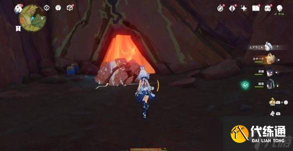 原神5.0绘有涂鸦的裂石位置在哪
