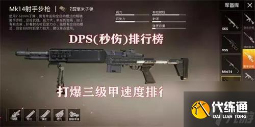 和平精英2022最强枪械推荐 排名前五的枪械有哪些