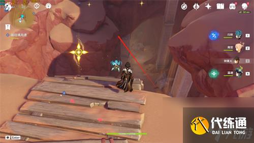 原神列柱沙原下面的门位置在哪 列柱沙原石门位置一览