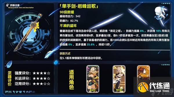 《原神》岩峰巡歌强度分析及抽取建议 岩峰巡歌值得抽吗