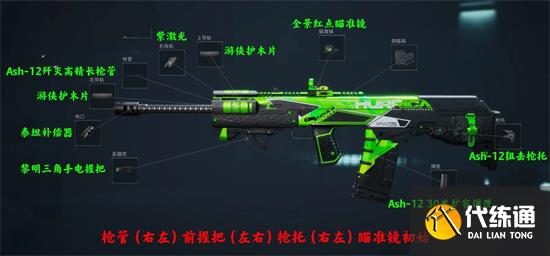三角洲行动Ash12全面战场配件改装攻略