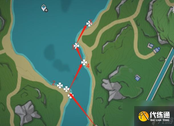 原神久雨莲的位置采