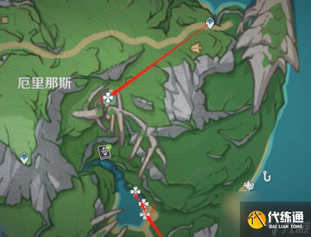 原神久雨莲的位置采